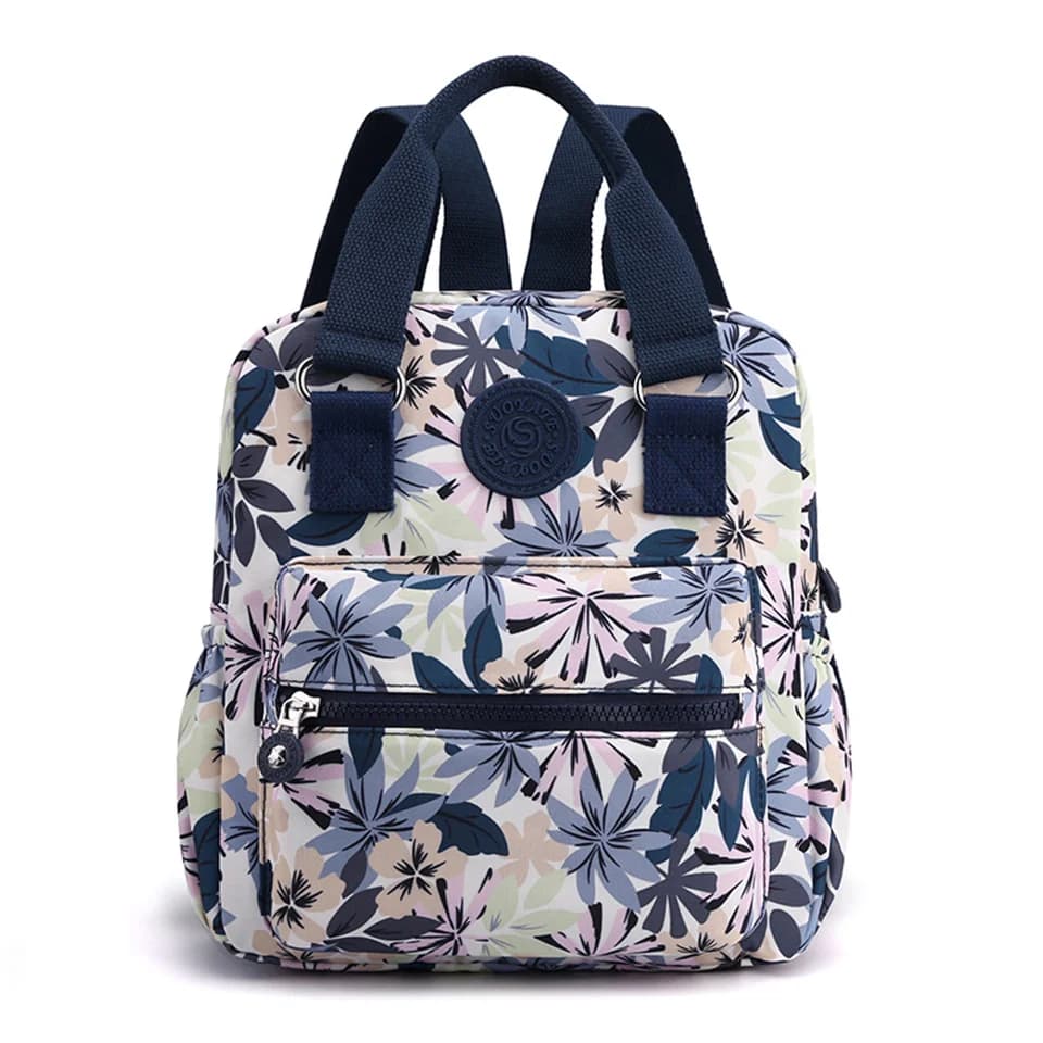Fashion Anti-Theft Women's Backpack Durable Nylon School Bag Pretty Style Girls Travel Backpack Female School Pack