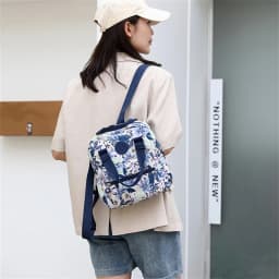 Fashion Anti-Theft Women's Backpack Durable Nylon School Bag Pretty Style Girls Travel Backpack Female School Pack