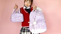 3pcs/Set Fish Scale Print Kid Backpack With Mermaid pendant Girl waterproof School Bag Children Schoolbag For teenage girls