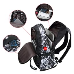 Luminous School Bags Waterproof Large Backpack for Teenagers Bagpack Glowing School Backpack for Boy Student Chest Bag Set