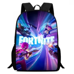 Fortnite 15 Inch Cartoon School Backpack for Kids Boys Girls, Cool Game Printed Lightweight Backpack Large Suitable for Ages 5-8