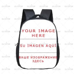 Customized Mini School Backpack For Teenagers Customize Your Photo Kids Small Diaper Bag Backpacks Kids School Book Bag Gift Bag
