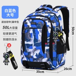 Teenage Boys School Bags High Middle School Students Backpack Back To School Laptop Backpack Travel Backpack Schoolbag Book Bag