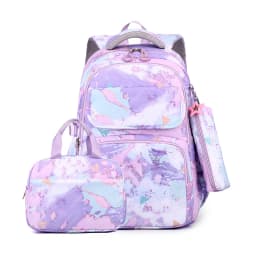 3pcs/set Kids School Backpack for Girls Boys Lunch bag pencil bag set Elementary Middle High School Bags Students Bookbag