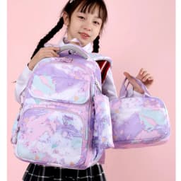 3pcs/set Kids School Backpack for Girls Boys Lunch bag pencil bag set Elementary Middle High School Bags Students Bookbag