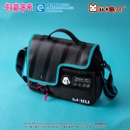 Moeyu Anime Miku Messenger Crossbody Bag for Women Men Vocaloid Cosplay Student School Bags Shoulder Tote Bag Fashion Handbag