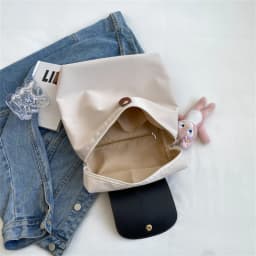 Ladies Fashion Trending Backpack Large Capacity Portable Travel College Student School Bag Female Casual Versatile Shopping Bag