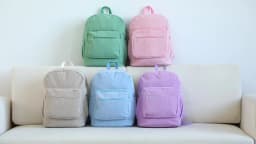 Corduroy Backpack Fashion Girls Teenagers With Zipper Front Bag College School Bag Casual Back To School Bag For Travel Outdoor