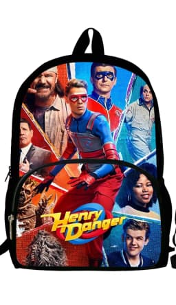 3Pcs/Set Henry Danger Printed School Bags fashion Backpack Teenagers Boys Girls Bookbag Mochila casual backpack