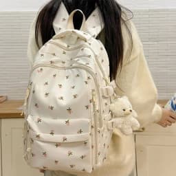 Cute Backpack Girls Fashion School Bag Large Capacity Student Schoolbag For Teenage Portable Travel Storage Bag for Kids Bookbag
