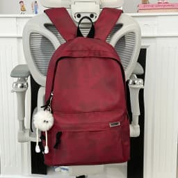 Vintage Burgundy Tie Dye Backpack Women Large Capacity Waterproof Student School Bag Lightweight Casual Travel Laptop Daypack