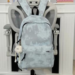 Vintage Burgundy Tie Dye Backpack Women Large Capacity Waterproof Student School Bag Lightweight Casual Travel Laptop Daypack