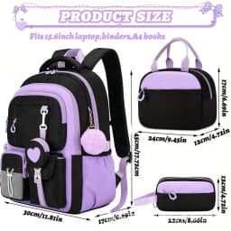 Children School Bags for Teenage Girls Set Schoolbag Kawaii Primary School 3Pcs Junior High School Backpack Kids Travel Rucksack