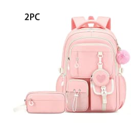 Children School Bags for Teenage Girls Set Schoolbag Kawaii Primary School 3Pcs Junior High School Backpack Kids Travel Rucksack