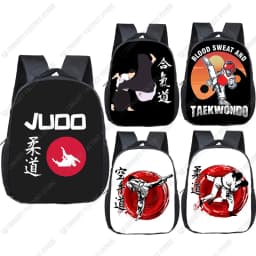 12 Inches Cool Martial Art Judo Taekwondo / Karate / Aikido Backpack Children School Bags Boy Girl Kid Kindergarten Toddler Bag