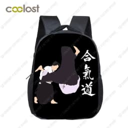 12 Inches Cool Martial Art Judo Taekwondo / Karate / Aikido Backpack Children School Bags Boy Girl Kid Kindergarten Toddler Bag