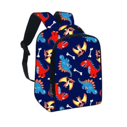 Cute Dinosaur Print Backpack Tyrannosaurus Rex Pterosaur Children School Bags Kids Kindergarten Backpack Toddler Diaper Book Bag