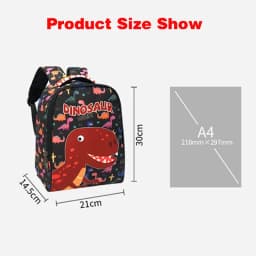 Cute Dinosaur Print Backpack Tyrannosaurus Rex Pterosaur Children School Bags Kids Kindergarten Backpack Toddler Diaper Book Bag