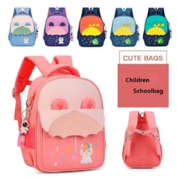 2026 New Cute Children's Kindergarten Bags Fashion Cartoon Animal School Backpack Girls Lovely Small Schoolbags