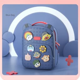 Kindergarten Kids Kawaii Backpacks for Girls Fashion DIY School Bags for Boys Waterproof Children Kids Cartoon Book Bag Gift