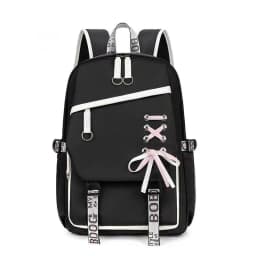 Teenagers Cute Schoolbag Shoulder Backpack Nylon Fabric Girls, Large Capacity Splash-Proof