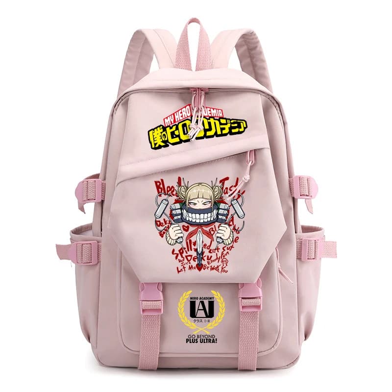 My Hero Academia Anime Print Small Backpack for Girls Lightweight Student Bookbag School Daypack
