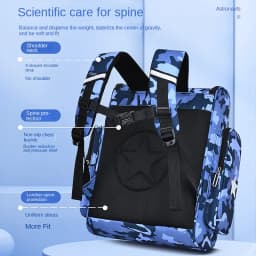 2025 Waterproof Children School Bags Boys Kids Book Bag Cartoon Schoolbag Orthopedic Primary School Backpack Mochilas Infantil