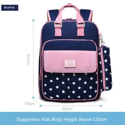 purple school bags for kids plaid book bag pink waterproof School backpacks for girls large capacity backpack with many pockets
