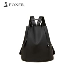 FOXER Fabric Backpack For Women 2026 Fashion Top-handle Girl's Shoulder Schoolbag Purses For College Students Gifts