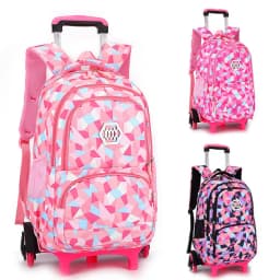 wheeled bags for girls kids Travel luggage Rolling School Bags Trolley bag Backpack On wheels Girls Trolley School backpacks sac
