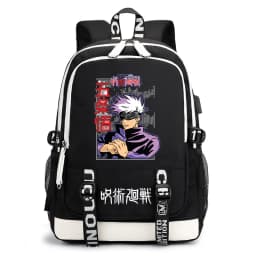 Jujutsu Kaisen Print Student Backpack Casual Anime Daypack for Boys Girls School Bag Lightweight