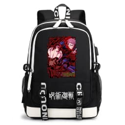 Jujutsu Kaisen Print Student Backpack Casual Anime Daypack for Boys Girls School Bag Lightweight