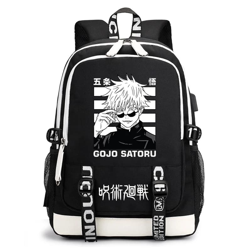 Jujutsu Kaisen Print Student Backpack Casual Anime Daypack for Boys Girls School Bag Lightweight