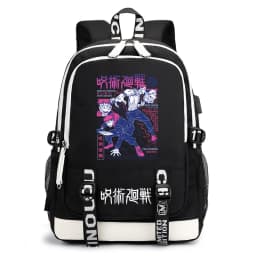 Jujutsu Kaisen Print Student Backpack Casual Anime Daypack for Boys Girls School Bag Lightweight
