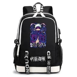 Jujutsu Kaisen Print Student Backpack Casual Anime Daypack for Boys Girls School Bag Lightweight