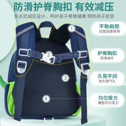 2024 New Kindergarten School Bags for Boys 3D Dinosaur Backpacks Kids Waterproof Neoprene Light Cute Mini Children Book Bag Girl