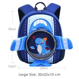 New Kindergarten Boys School Bags 3D Cartoon Plane Design Cute Kids School Backpack Fashion Bookbag Kawaii Toddler Mochilas Para