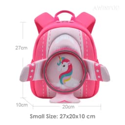 New Kindergarten Boys School Bags 3D Cartoon Plane Design Cute Kids School Backpack Fashion Bookbag Kawaii Toddler Mochilas Para