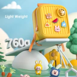 Children Kawaii Backpacks for Girls DIY Cartoon Rabbit School Bags Toddler Boys Schoolbag Cute Kids Book Bags Mochila Escolar