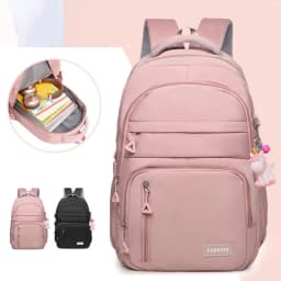 New Large-capacity College Students Lightweight Spine Bag, Outdoor Sports Travel Lovers Backpack, with Computer Pocket Inside