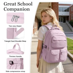 School Backpack for Teen Girls, Large Capacity Laptop Backpack School Bags Girls Boys Fashion Ergonomic Backpack Casual Daypack