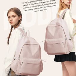 School Backpack for Teens Girls Boys Laptop Bag Fits 15.6 Inch College Travel Durable Leisure Fashion Student Backpack for Women