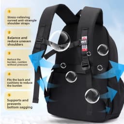 Cool School Backpack for teenage girls Student Large Capacity Backpack Stylish Casual School Bag for Middle High School Students