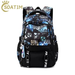 Boys School Bags Children Middle School Backpack Teenage Schoolbag Outdoor Travel backpack Big Student Laptop Backpack Book bag