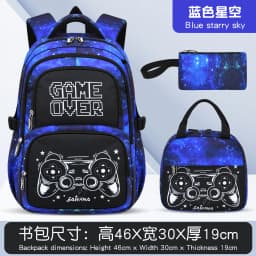 3 Pcs Kids School Backpcak Children School Bags Set Boys Primary Backpack with Lunch Bag Schoolbag Book Bag Kids Mochilas