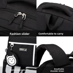 Cool School Bags for Teenage Girls Middle School Student Schoolbag Leisure Campus Backpack High School Large Capacity Backpack