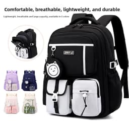 Cool School Bags for Teenage Girls Middle School Student Schoolbag Leisure Campus Backpack High School Large Capacity Backpack