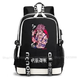 Jujutsu Kaisen Backpack Anime Mochila Student Casual Schoolbag Boys Girls Gift Book Bag Lightweight Daily Travel Rucksack