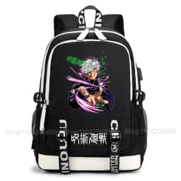 Jujutsu Kaisen Backpack Anime Mochila Student Casual Schoolbag Boys Girls Gift Book Bag Lightweight Daily Travel Rucksack