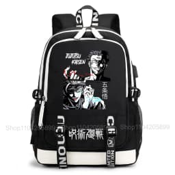 Jujutsu Kaisen Backpack Anime Mochila Student Casual Schoolbag Boys Girls Gift Book Bag Lightweight Daily Travel Rucksack